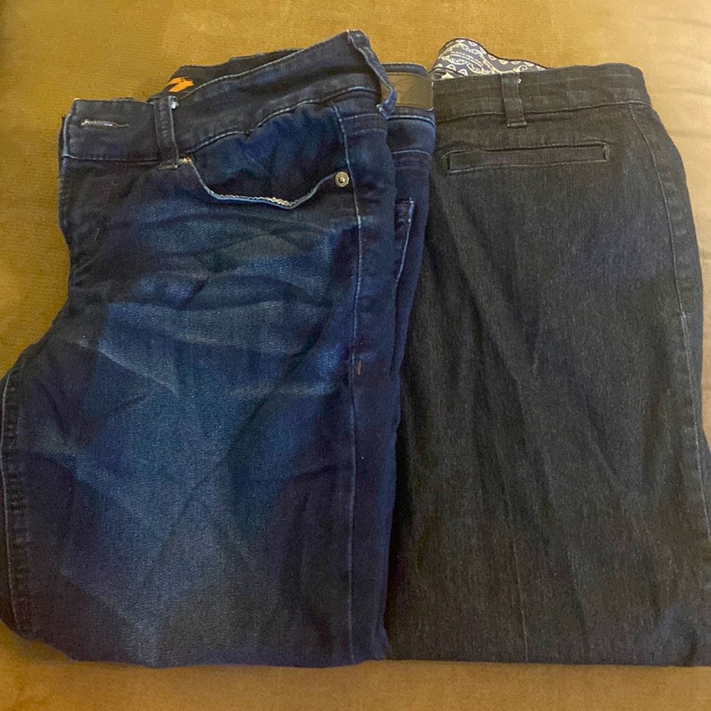 Size 6 crop jeans set